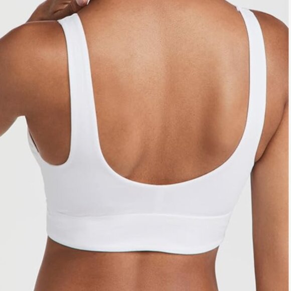 commando Women's Butter Comfy Bralette White Size S 01363 - Picture 2 of 3